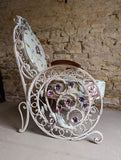Pair of Late 19th Century / Early 20th Century Fine Wrought Iron Chairs