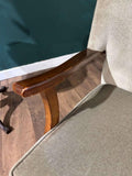 Art Deco Walnut Framed Armchair