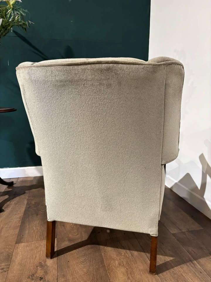 Art Deco Walnut Framed Armchair